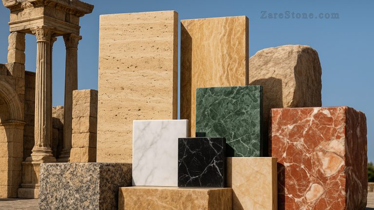 سنگ طبیعی برای دکوراسیون داخلی و نمای بیرونی در zarestone.com