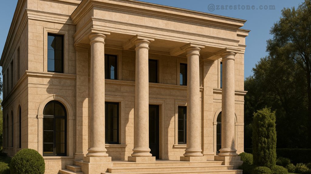 سنگ طبیعی در هنر معماری و زیبایی بصری