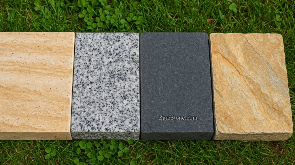 سنگ های طبیعی برای طراحی محوطه در ZareStone.com