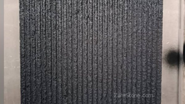 سنگ بازالت همدان شیار مدادی رنگی zarestone.com