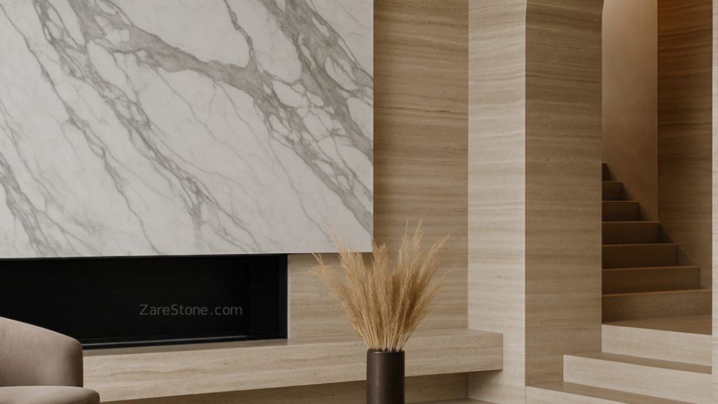 طراحی داخلی با سنگ طبیعی در ZareStone.com