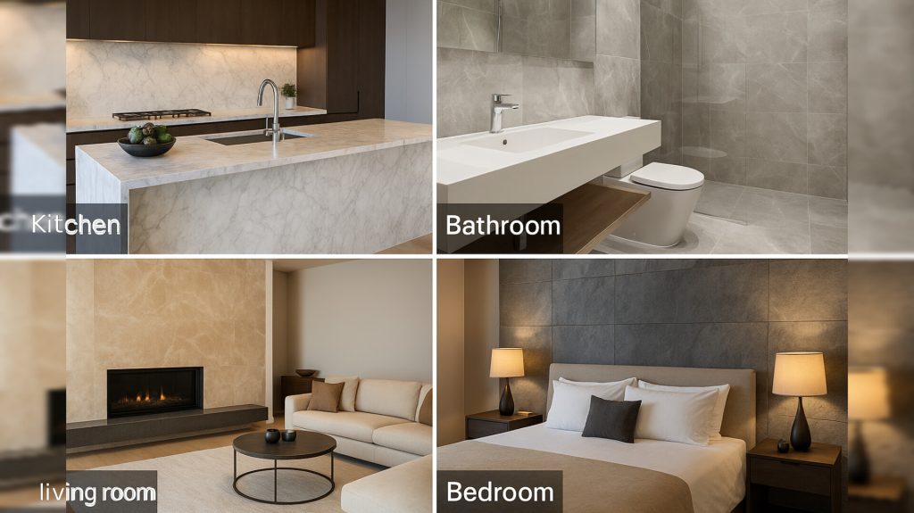 طراحی داخلی با سنگ طبیعی در zarestone.com