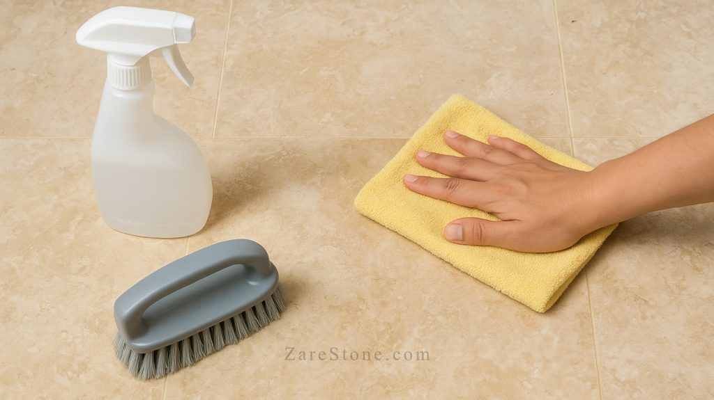 نگهداری و تمیزکاری سنگ طبیعی